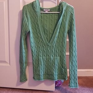 old navy green sweater